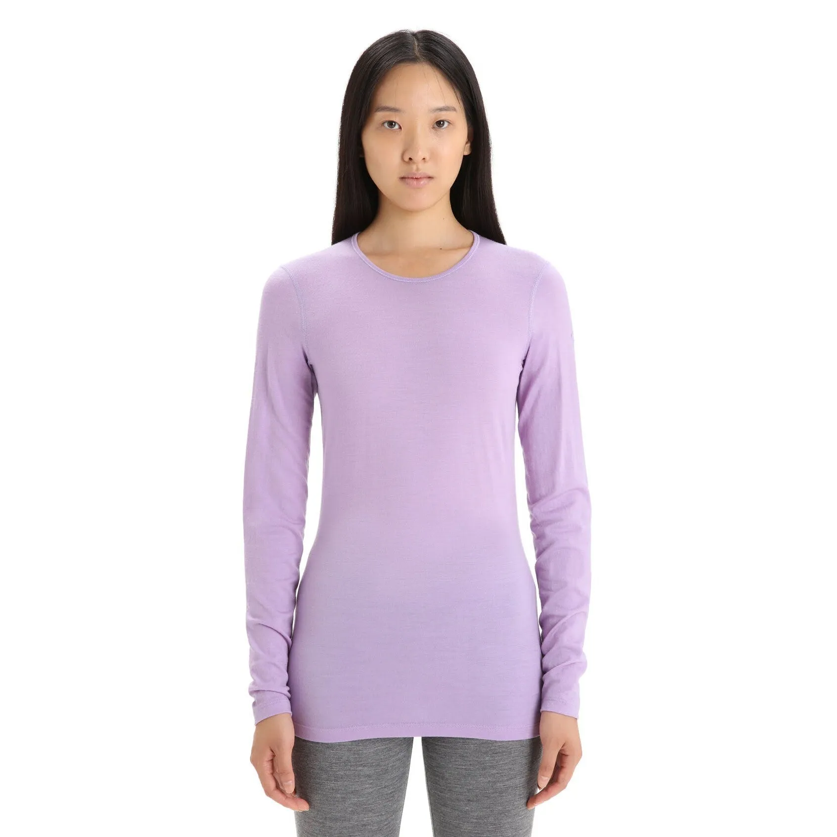 Icebreaker Women's Merino 200 Oasis Long Sleeve Crewe Thermal Top