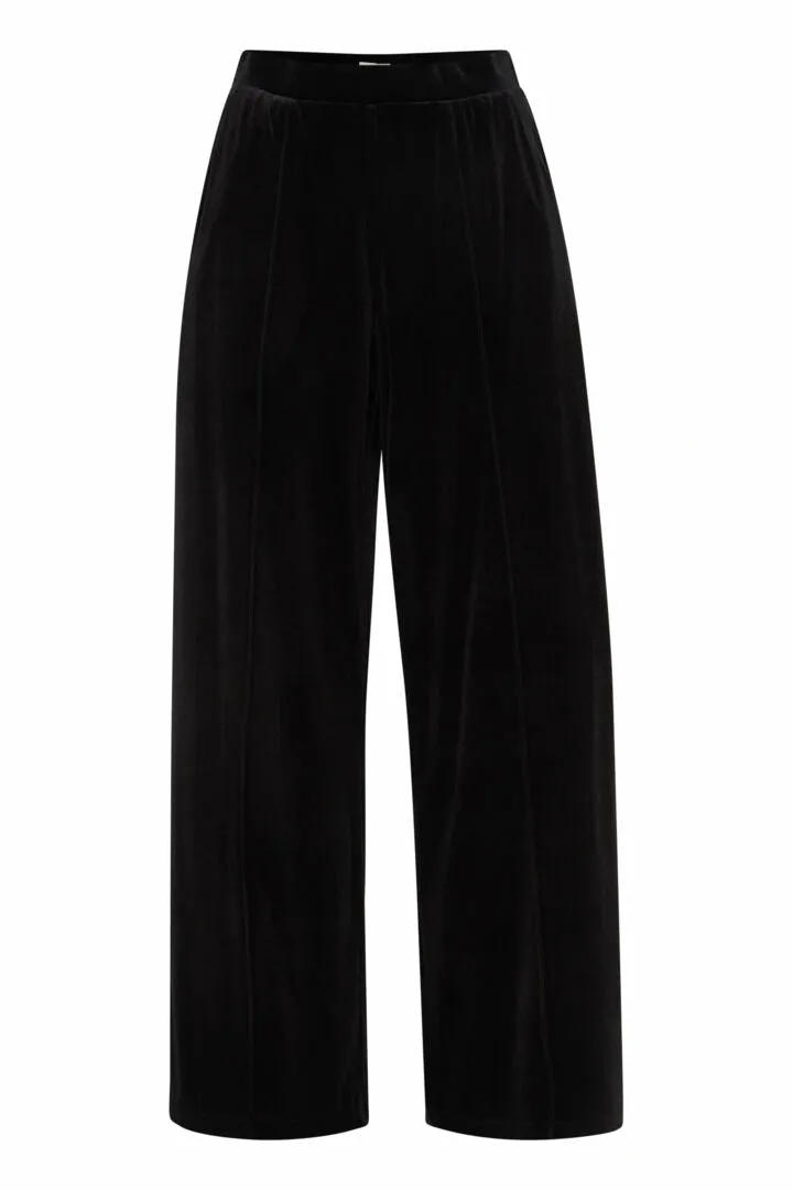 Ichi Nana Trousers-Black-20122115