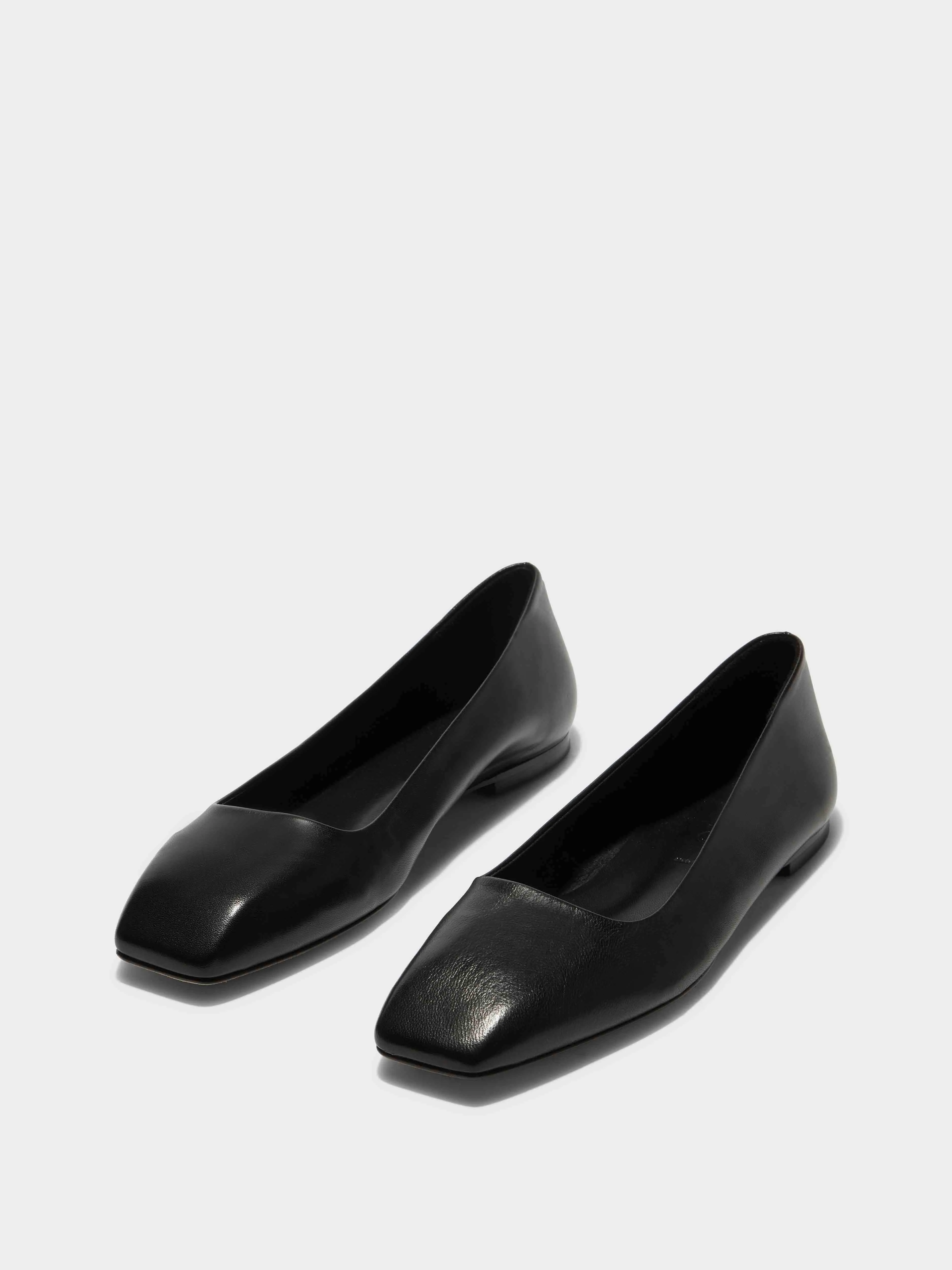 Ida Leather Ballet Flats