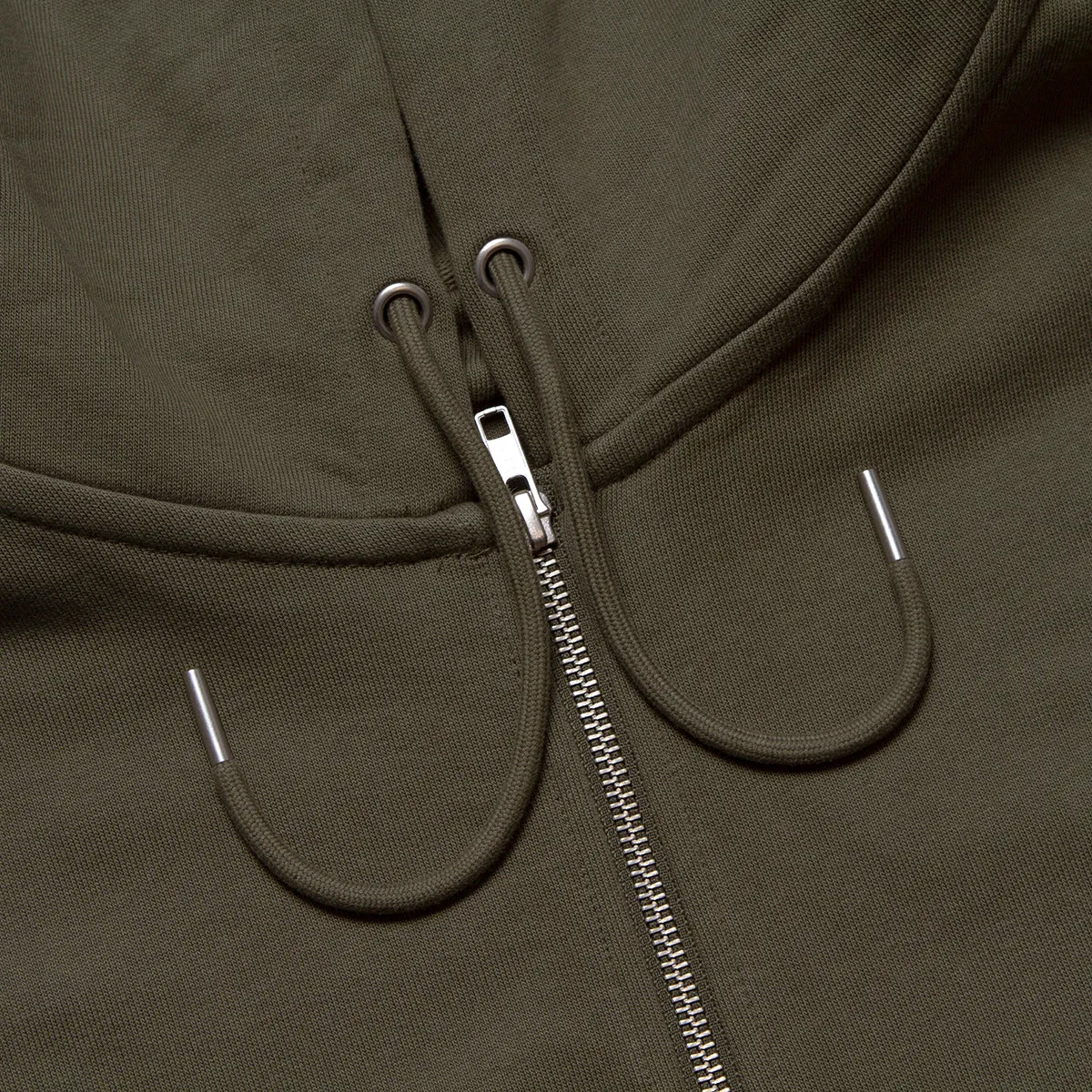 Illegal Rave Crest - Zipped Hood - Khaki