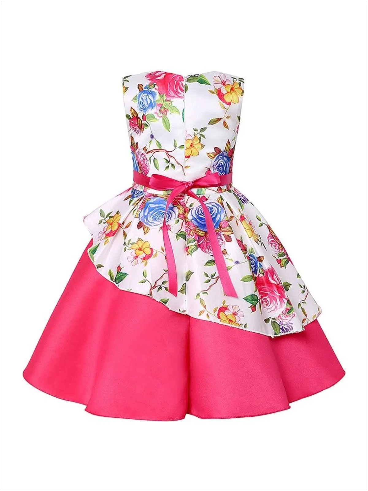 In Full Bloom Tiered Floral Dress