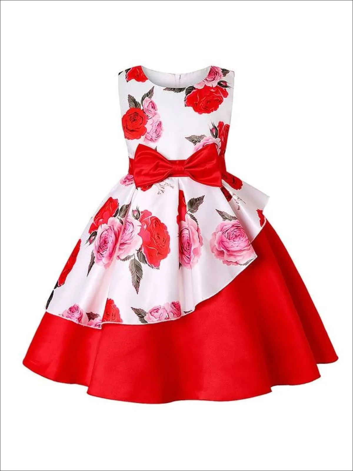 In Full Bloom Tiered Floral Dress