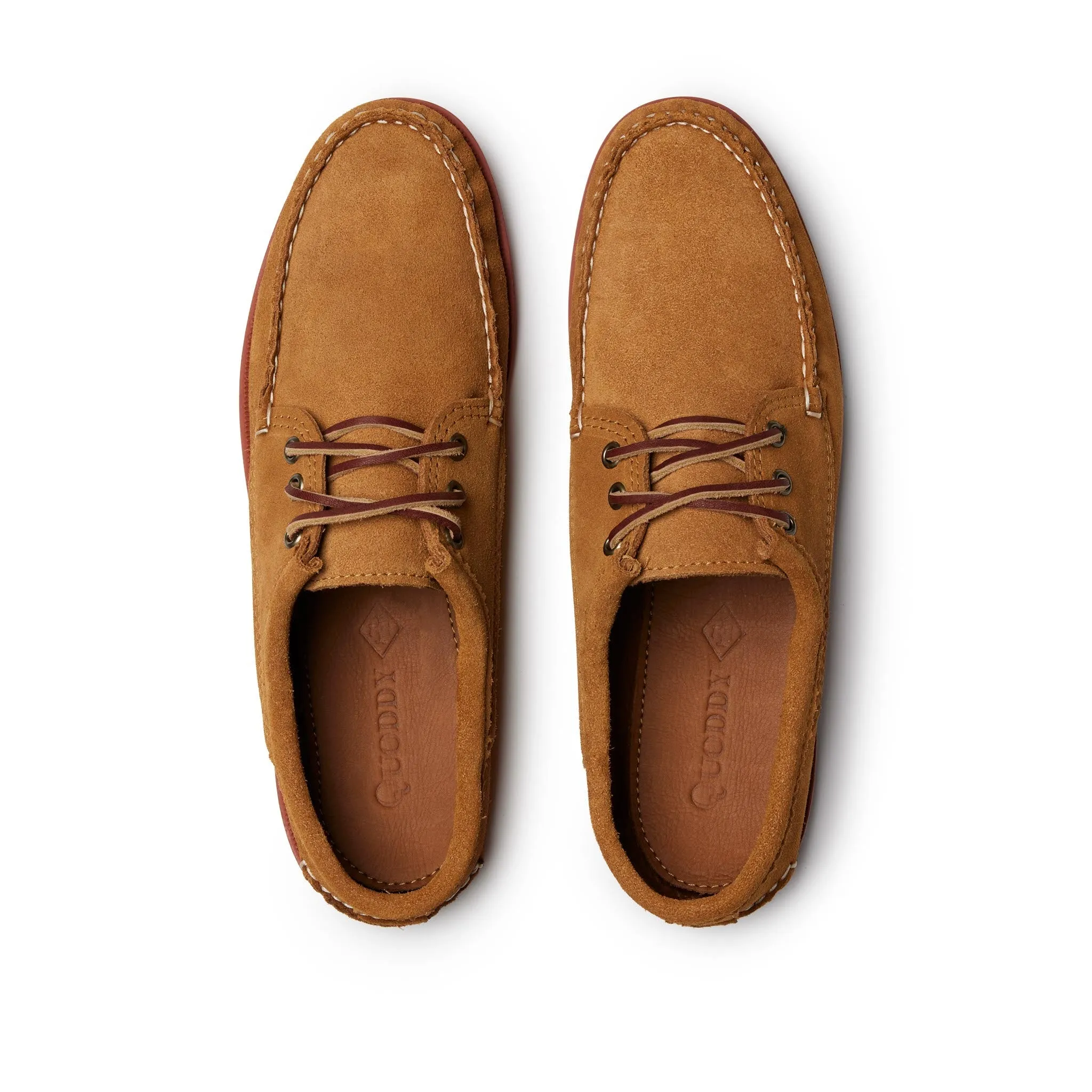 In Stock Men’s Blucher Shoe: Toast Suede