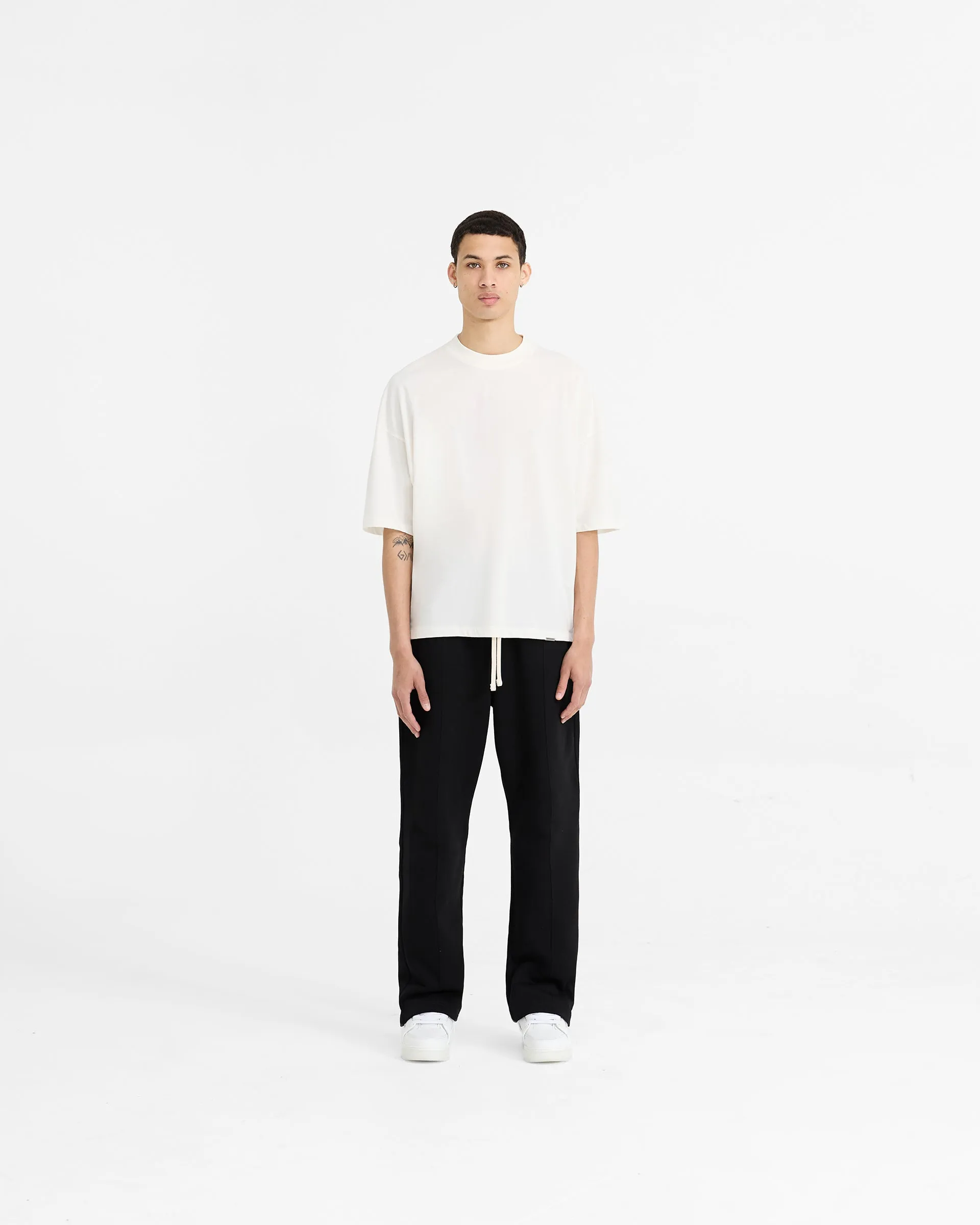 Initial Boxy T-Shirt - Flat White