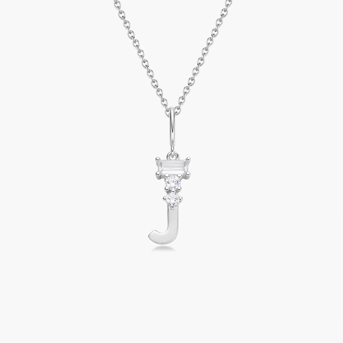 Initial Necklace | Platinum