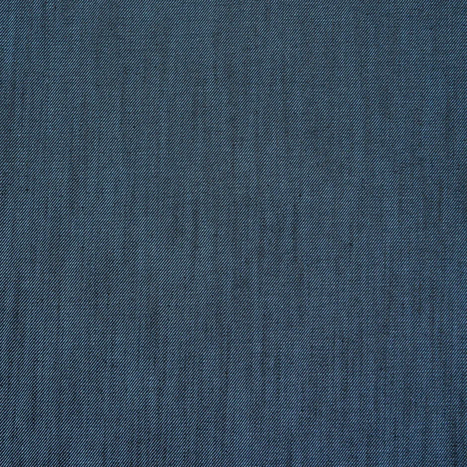 Ink Blue Stretch Cotton Denim