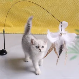 Interactive Feather Cat Toy