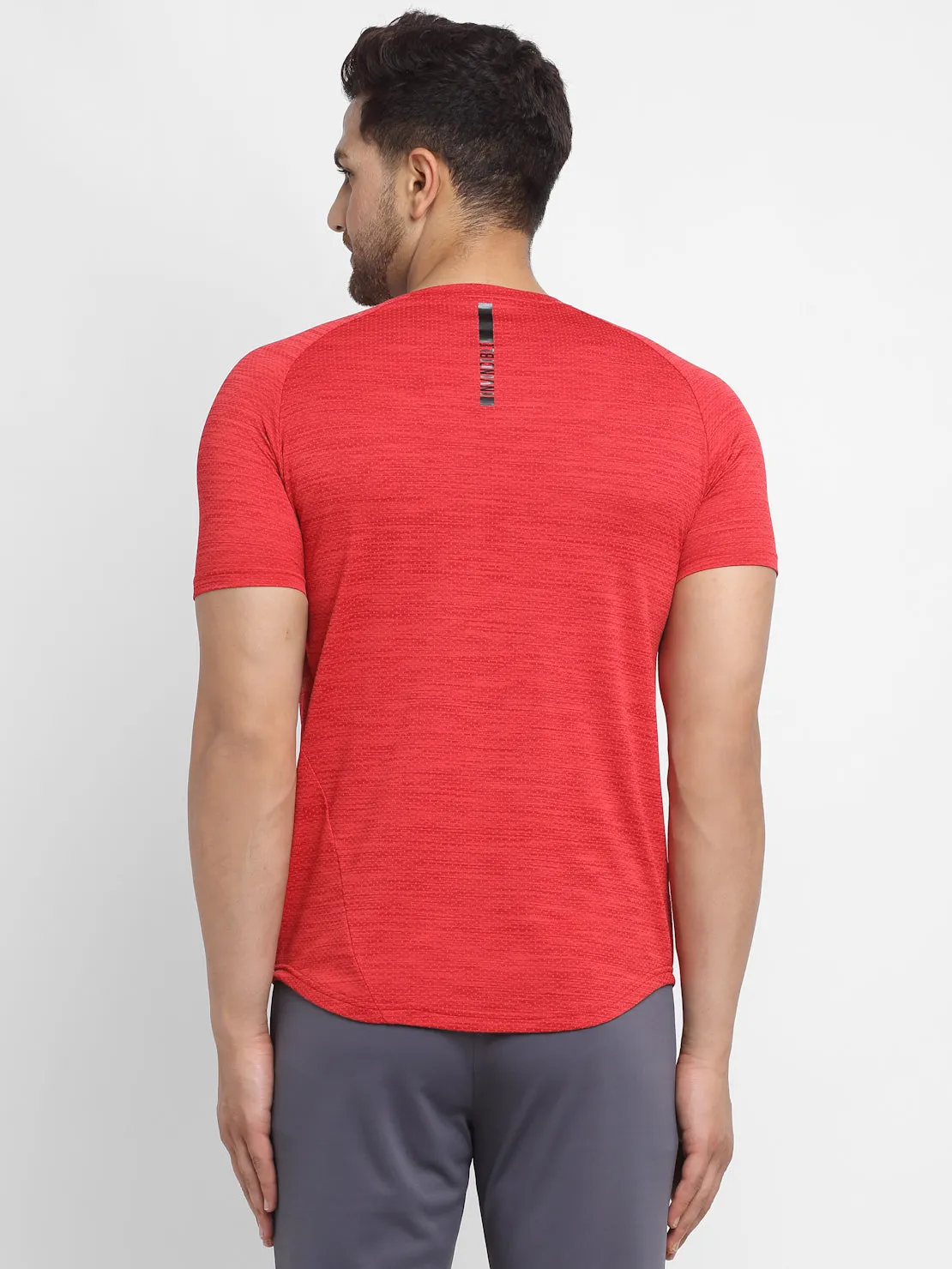 Invincible Men’s Fitness Jacquard Tee