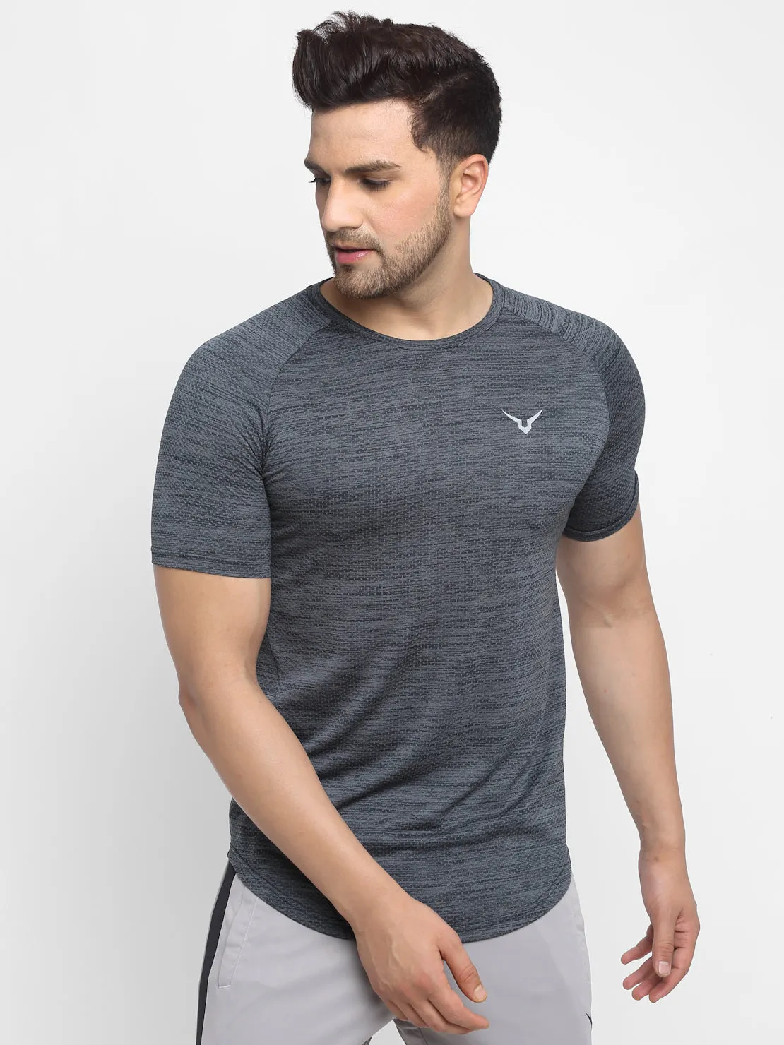 Invincible Men’s Fitness Jacquard Tee