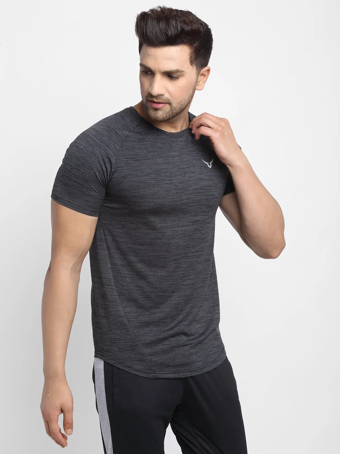 Invincible Men’s Fitness Jacquard Tee