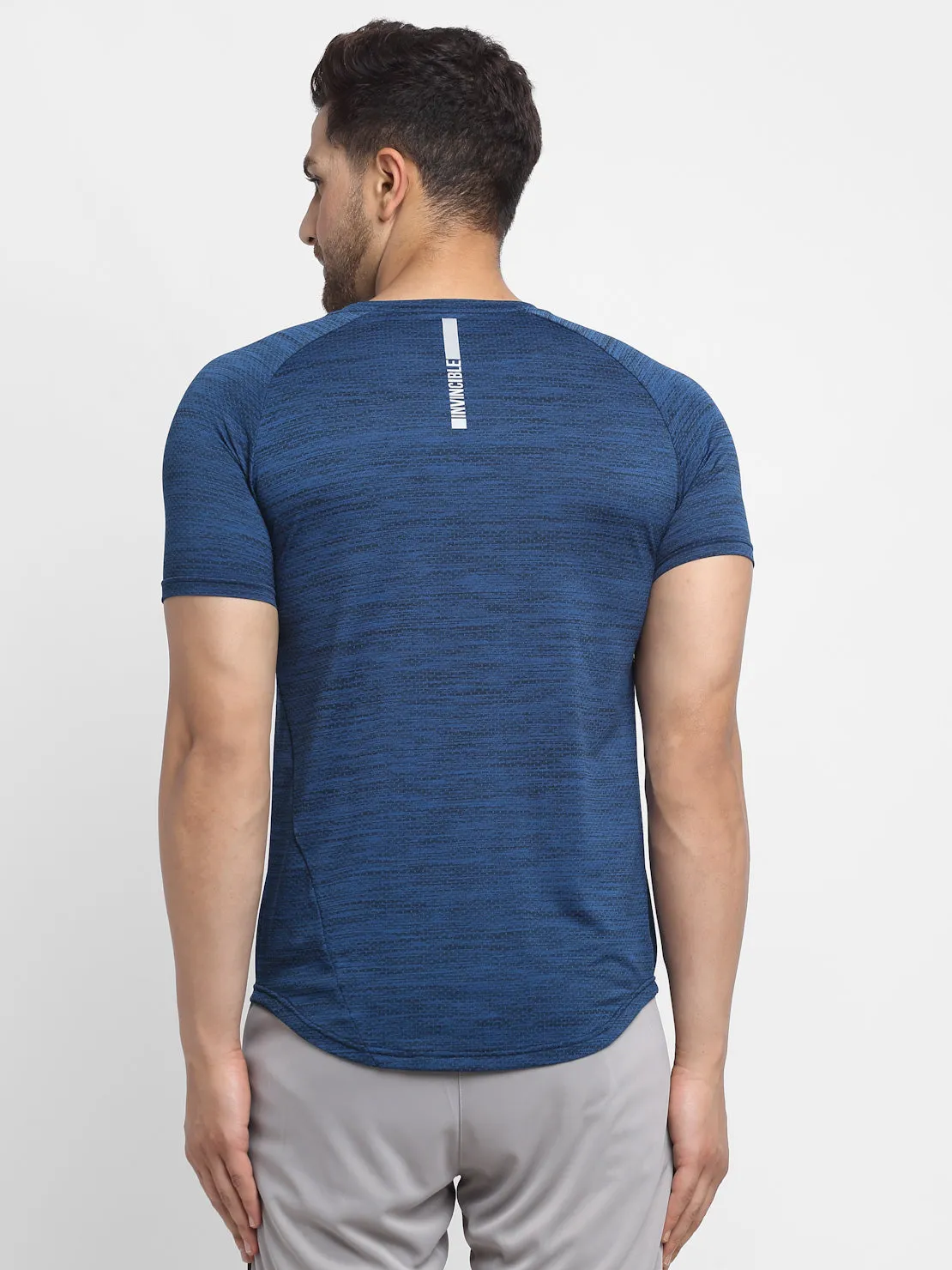 Invincible Men’s Fitness Jacquard Tee