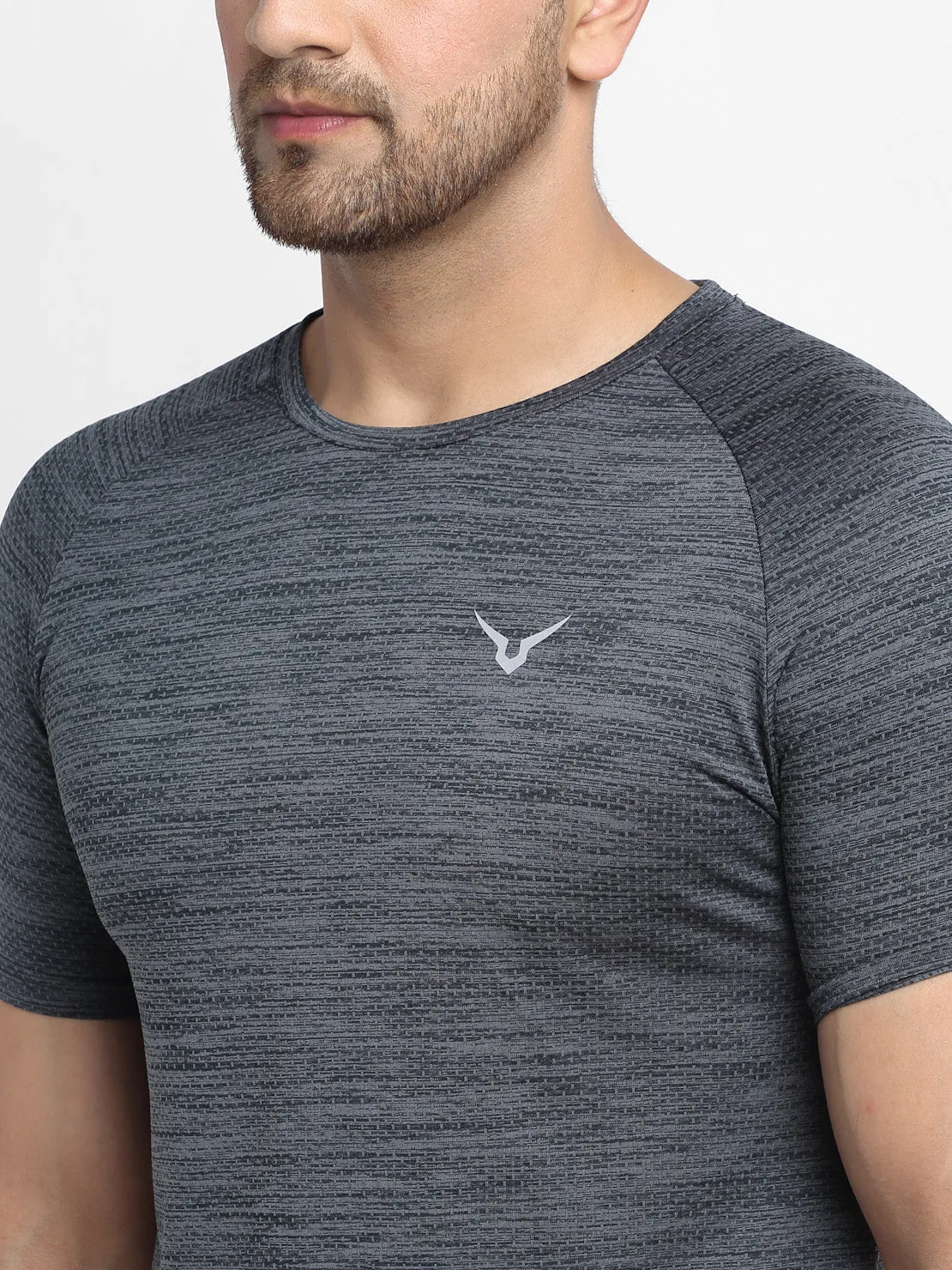 Invincible Men’s Fitness Jacquard Tee