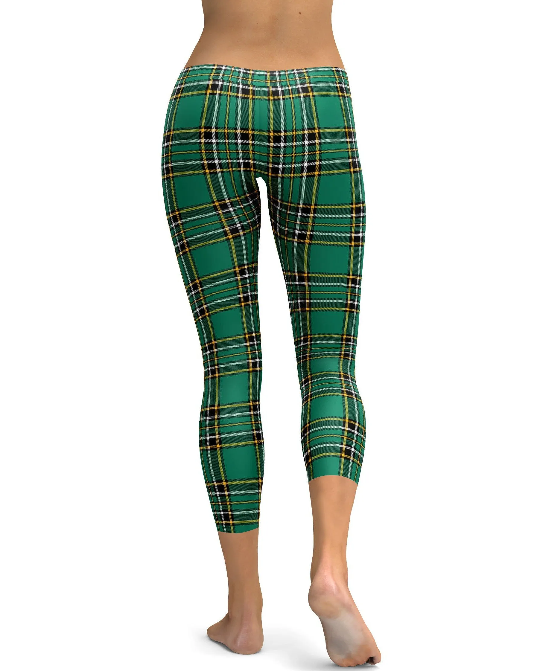 Irish Green Tartan Capris