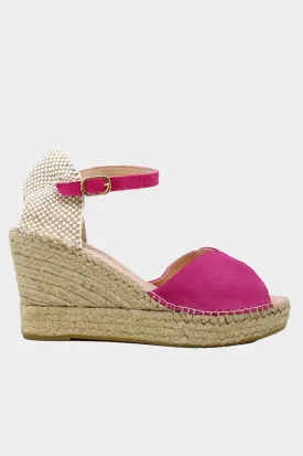 Ithica Wedge Espadrilles | Magenta