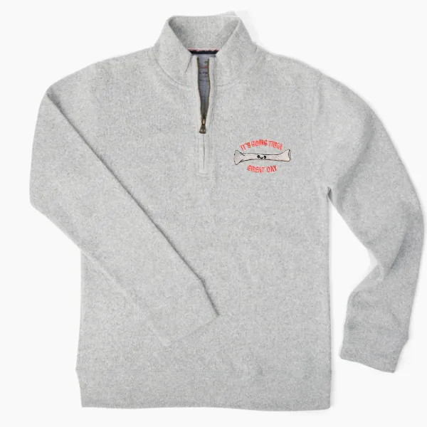 It's Going Tibia Great Day Embroidered Quarter-Zip