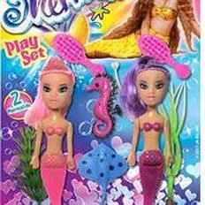 JA-RU My Mermaid 8 Piece Playset with 2 Mermaids and Accessories