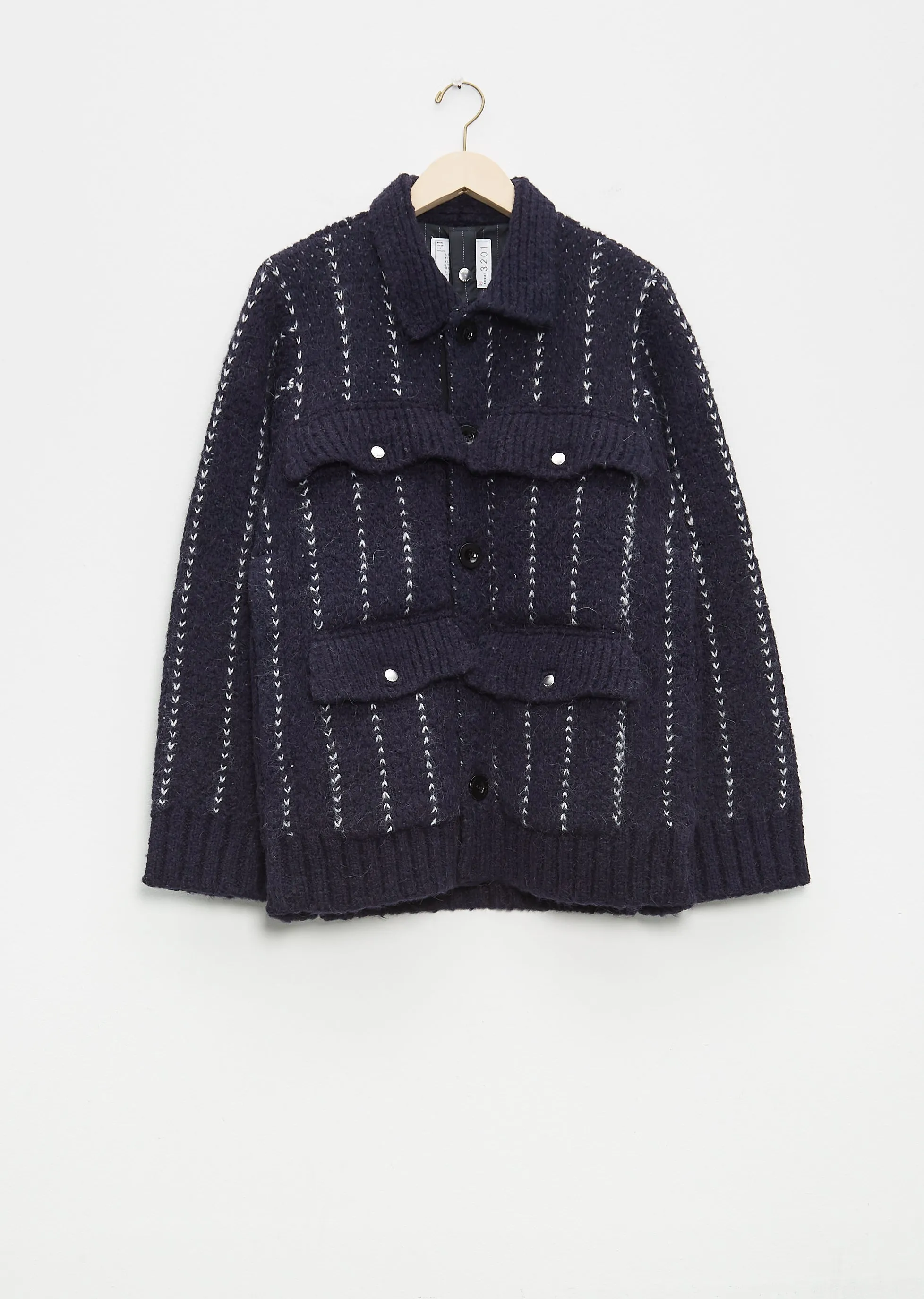 Jacquard Knit Jacket