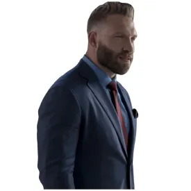 Jai Courtney Blue Blazer