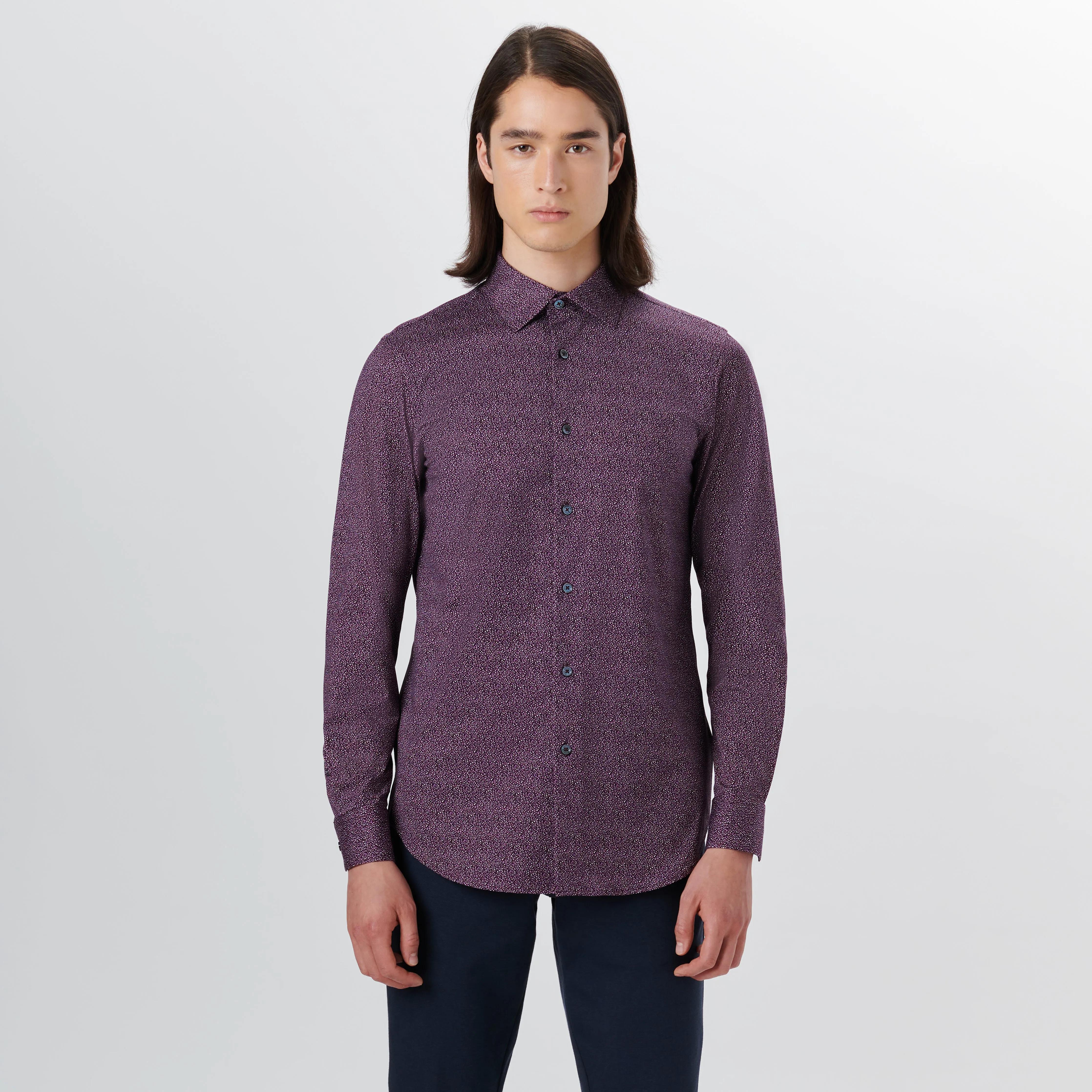 JAMES Sprig Print OoohCotton Shirt