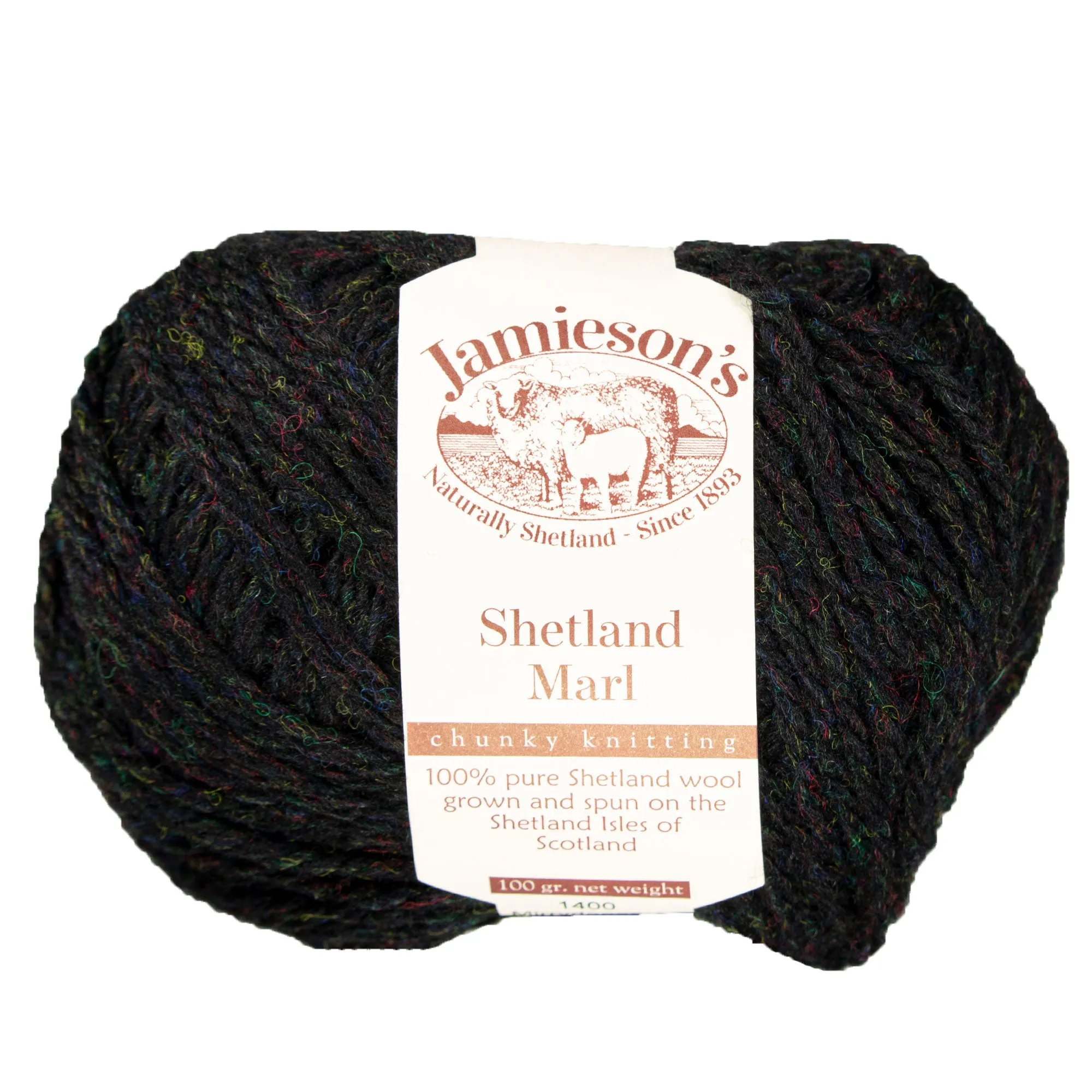 Jamieson's of Shetland Marl Chunky Yarn - 1400 Mirry Dancers