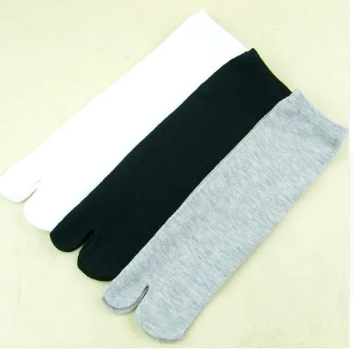 Japanese men's socks, women's socks, two toe socks, toe socks, wooden socks