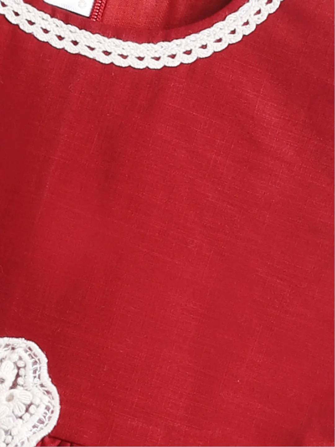 Jashvi Girls' Maroon Dress