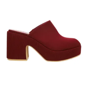 Jayde Platform Mule Clogs