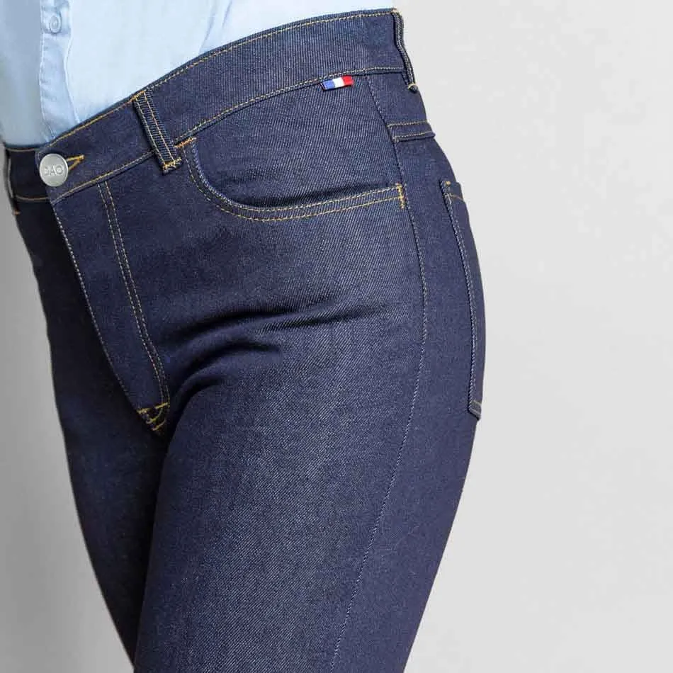 Jeans Julie confort bleu taille haute coupe slim