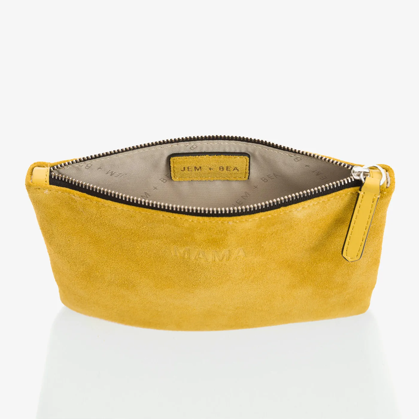 JEM   BEA - Mama Clutch - Citrine Suede