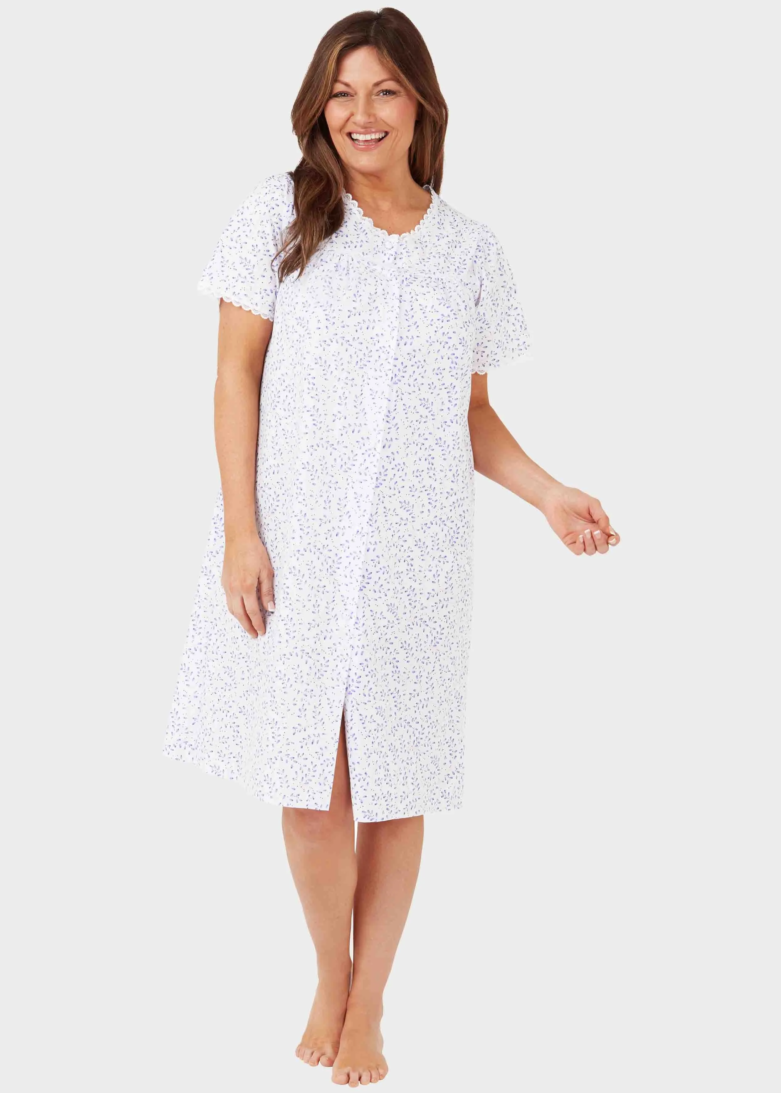 Jenny Easy-Care VELCRO® Brand Fastening Nightdress