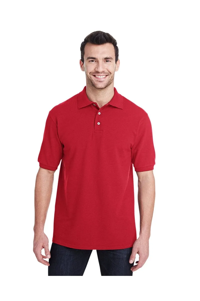 Jerzees 443MR: Adult 6.5 oz. Premium 100% Ringspun Cotton Pique Polo