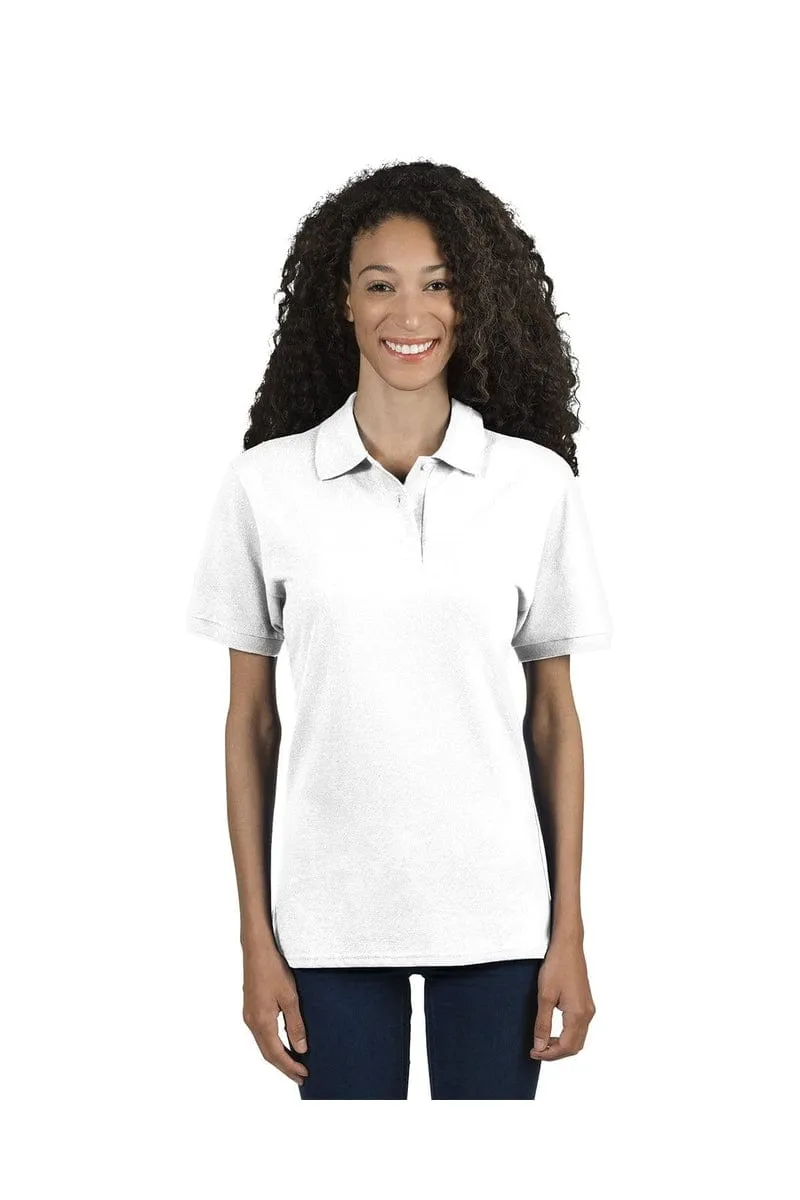 Jerzees 443WR: Ladies' 6.5 oz. Premium 100% Ringspun Cotton Pique Polo