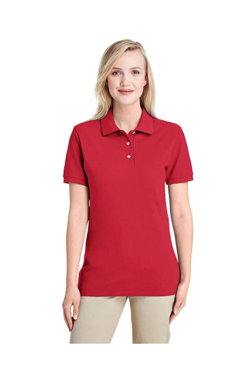 Jerzees 443WR: Ladies' 6.5 oz. Premium 100% Ringspun Cotton Pique Polo