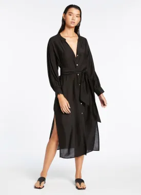 Jetset Shirt Dress - Black