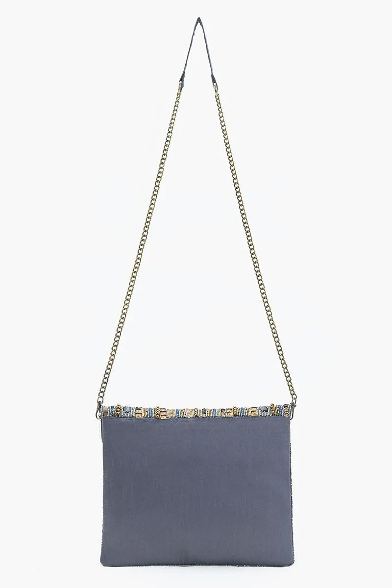 Jeweled Pharaoh Crossbody Clutch