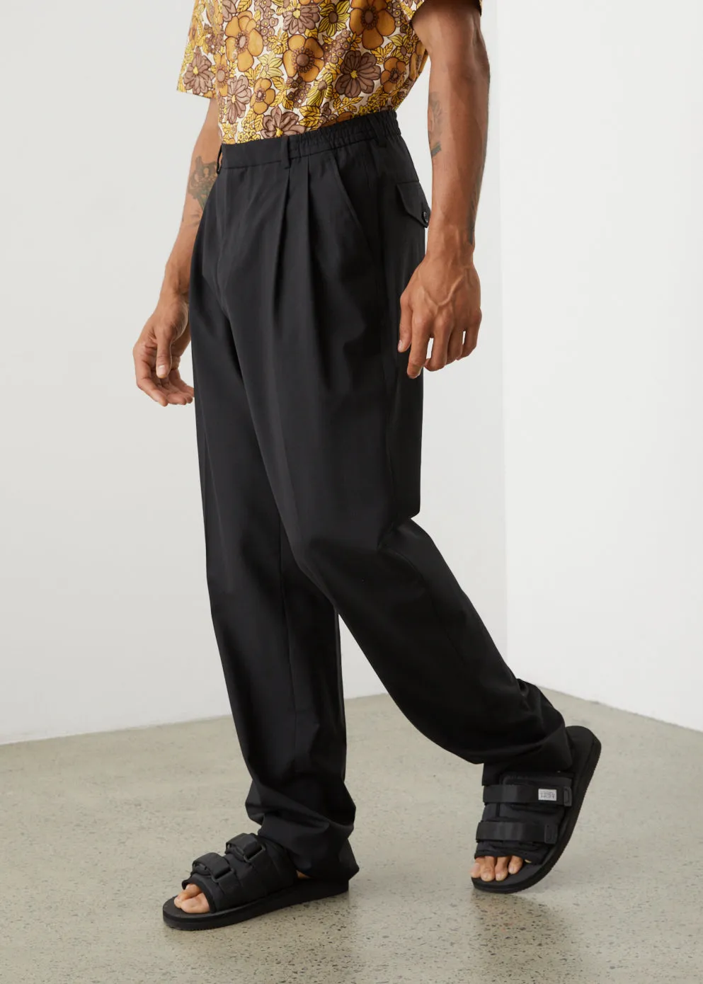 Jez Double Pleat Pants