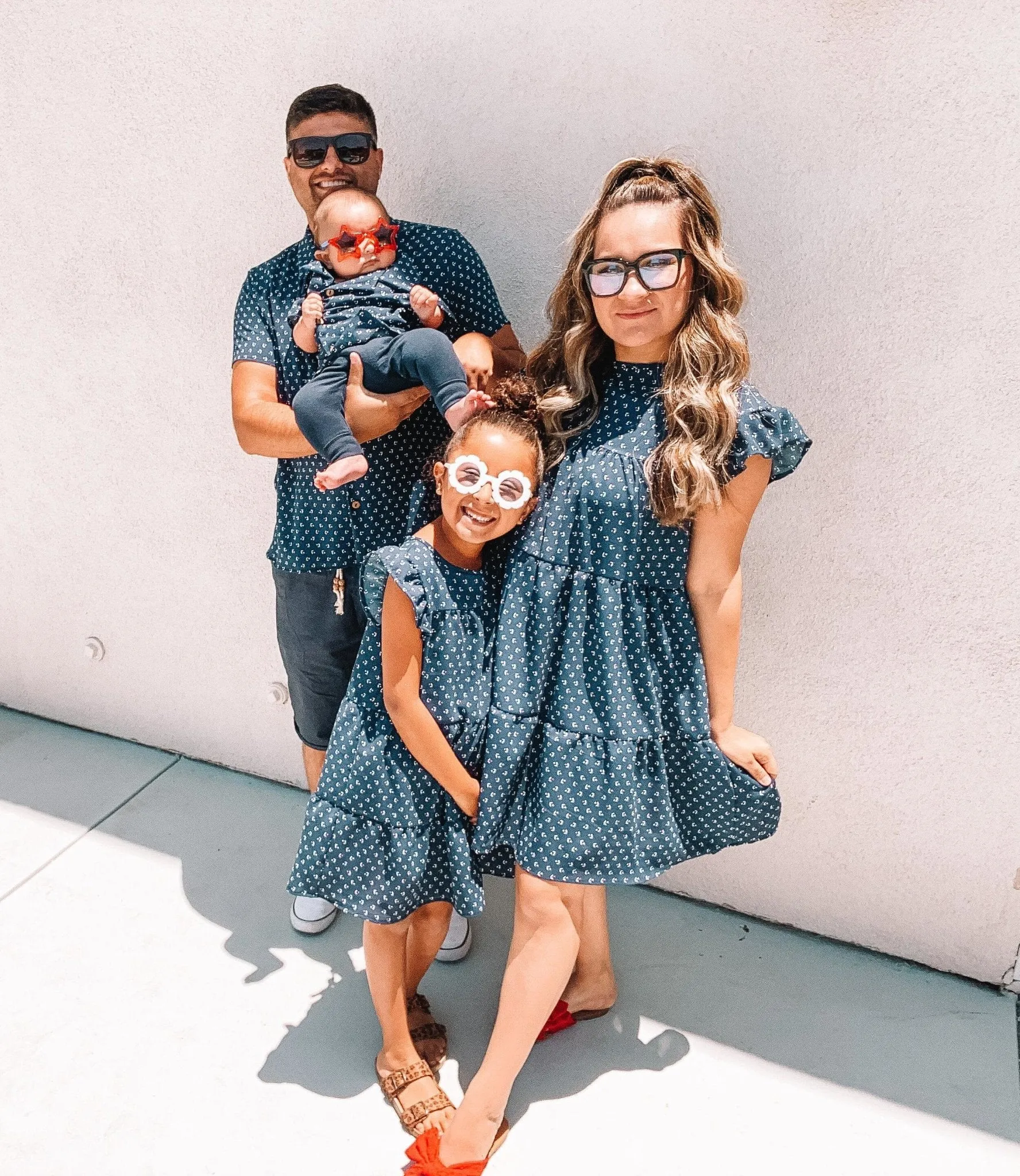 JJ Navy Family Collection Matching Outfits