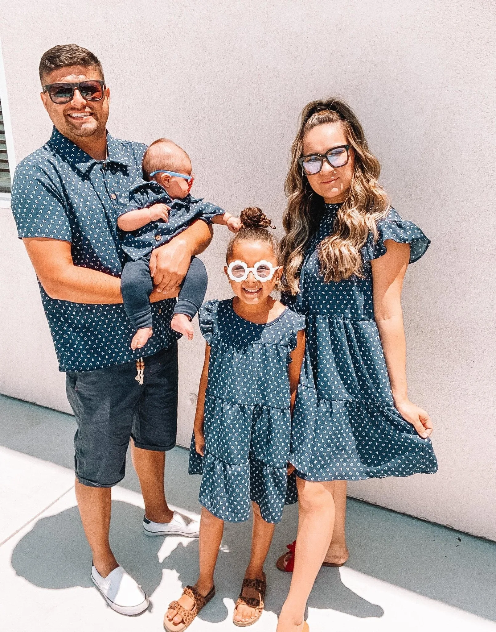 JJ Navy Family Collection Matching Outfits