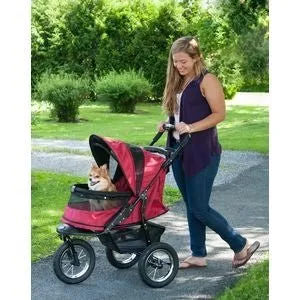 Jogger No-Zip Pet Stroller - Rugged Red