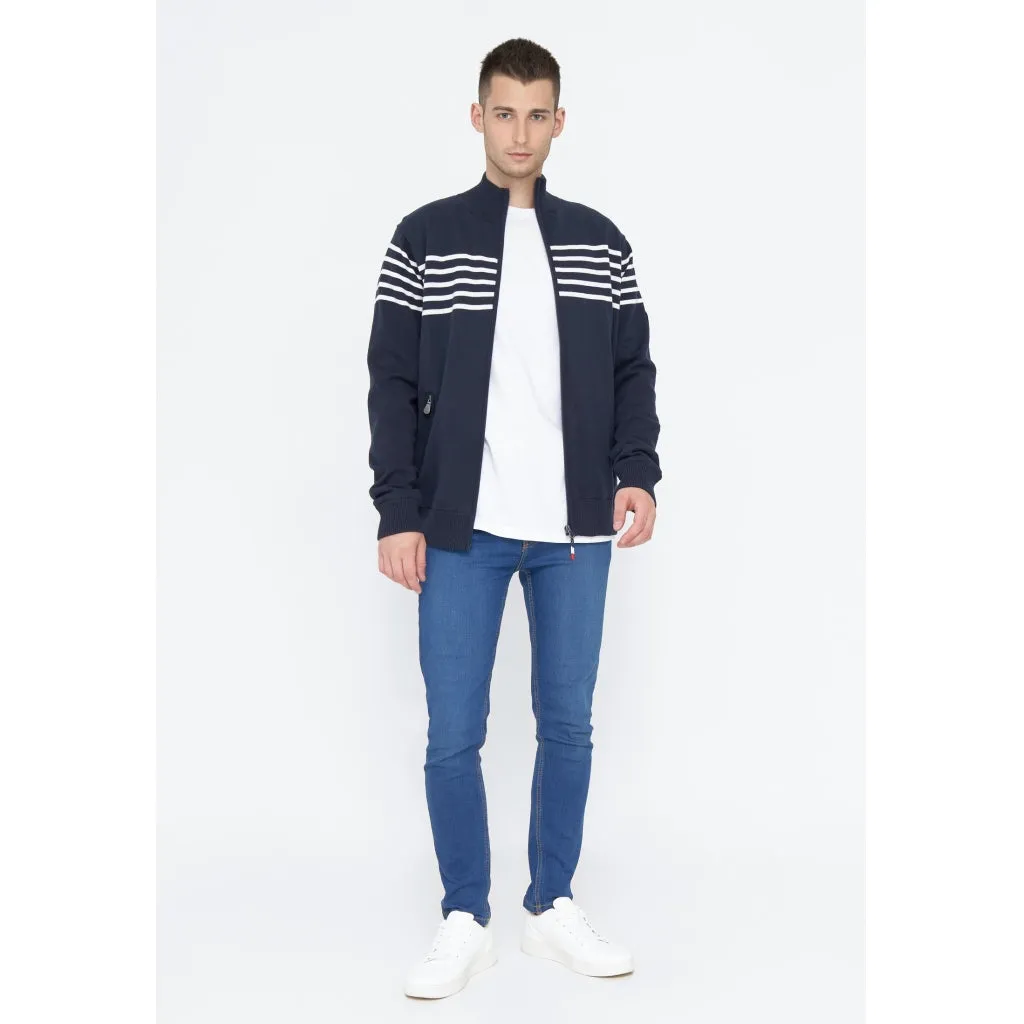 Johan Windbreaker Knit - Dark Navy