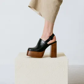 Jonak - Mules Betsy Cuir  - Noir