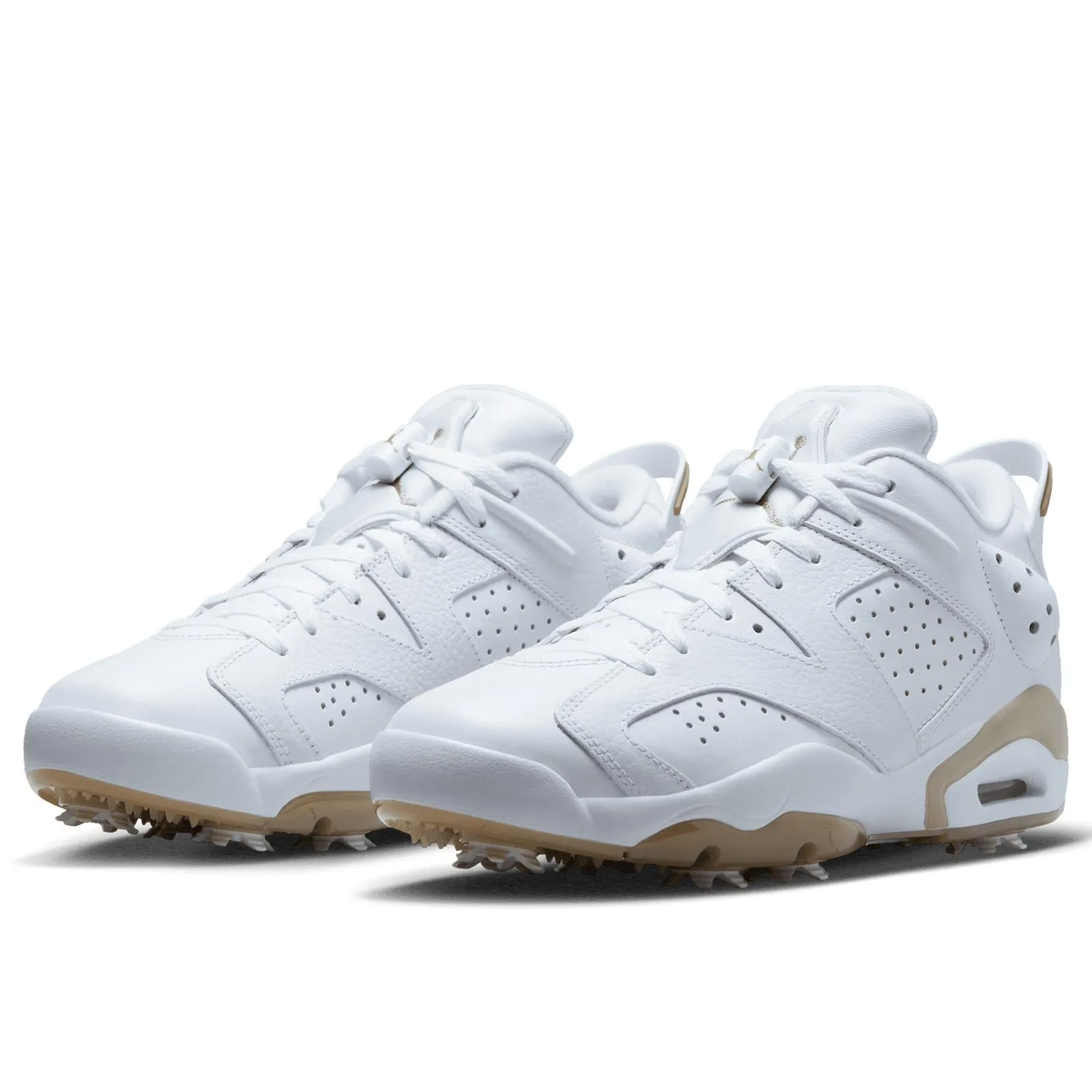 Jordan Retro 6 Golf Shoe White/Khaki - AW23