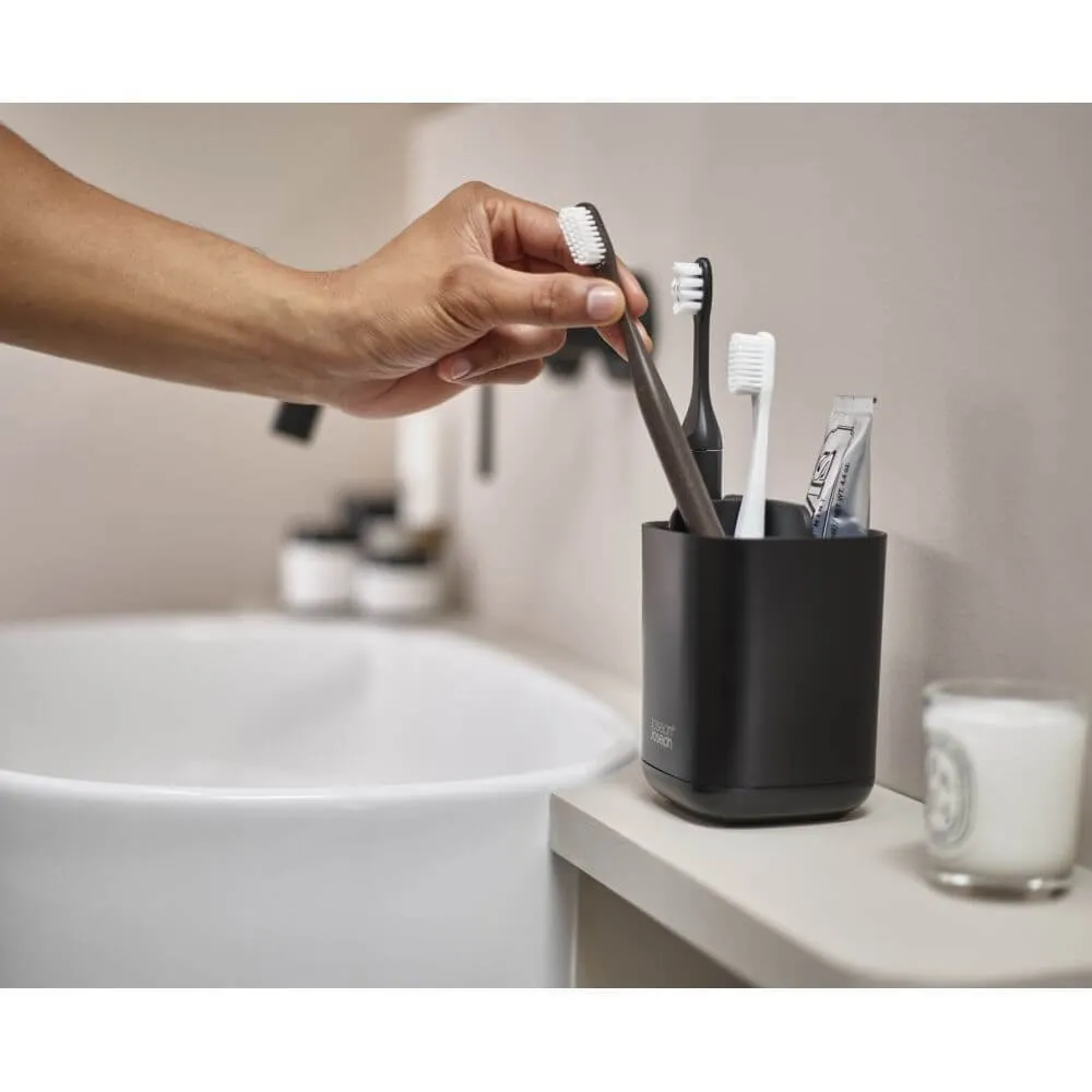 Joseph Joseph EasyStore Toothbrush Caddy Matte Black