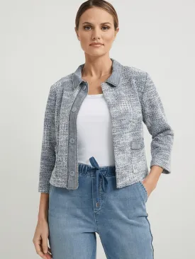 Joseph Ribkoff T Tweed Style Jacket 222064 353