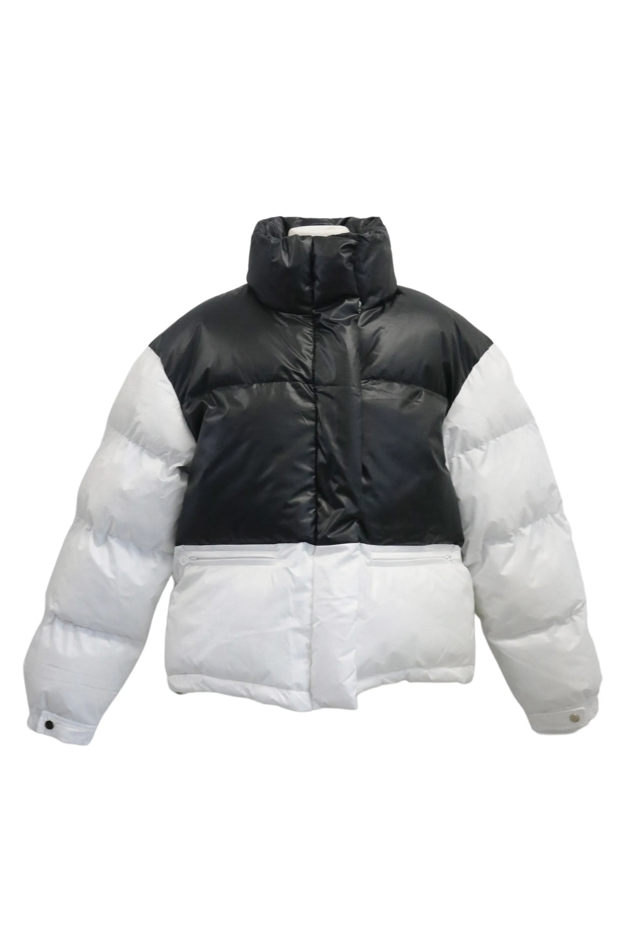 Joyce Color Block Puffer Coat