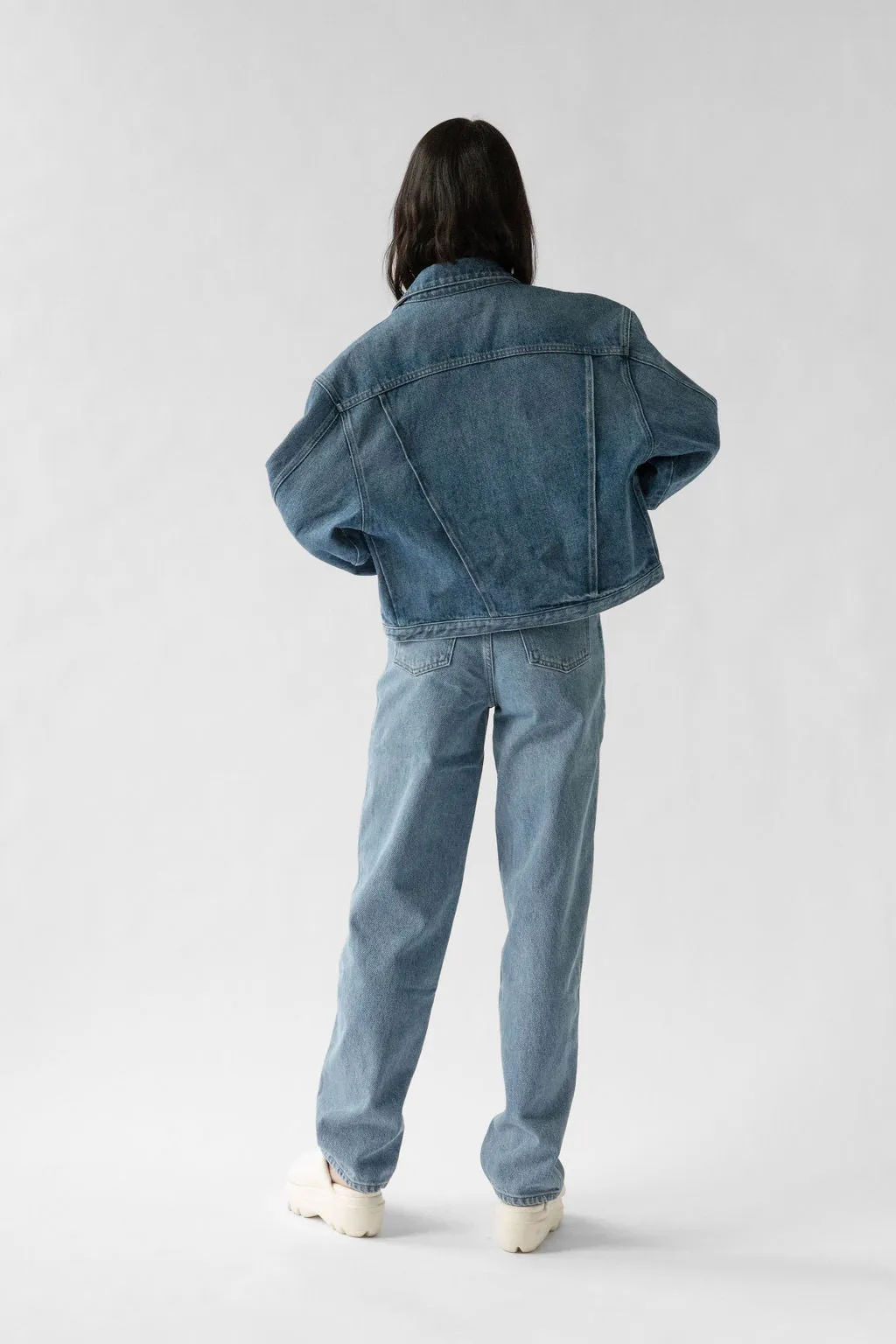 JS DENIM JACKET - MID WASH