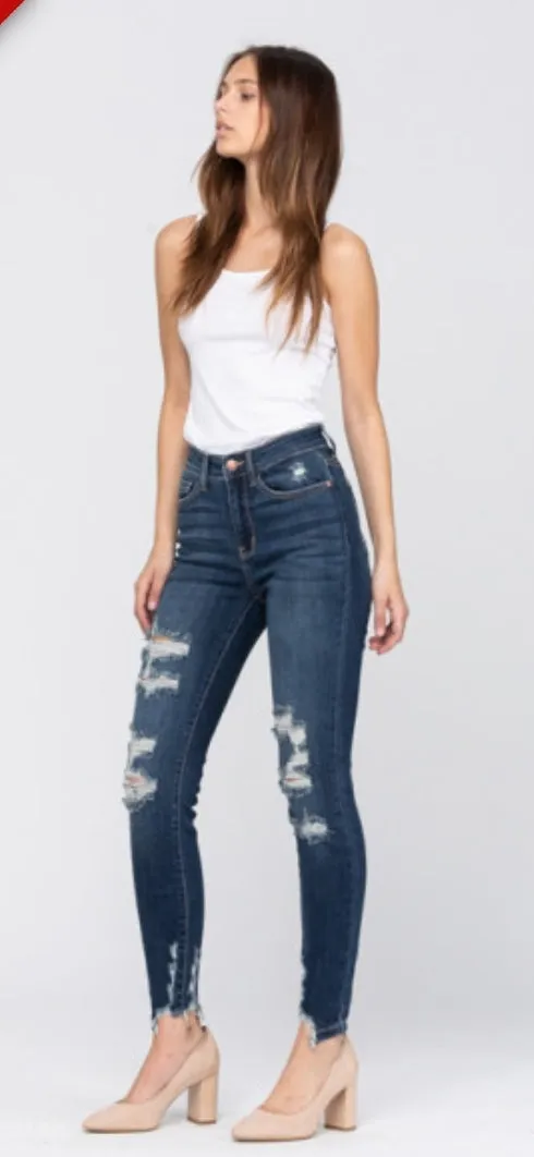 Judy Blue Curvy High-Rise Cropped Skinny 82139W