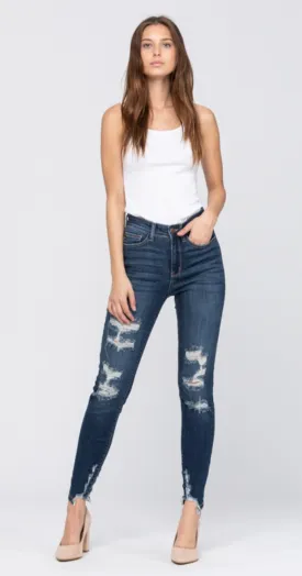 Judy Blue Curvy High-Rise Cropped Skinny 82139W