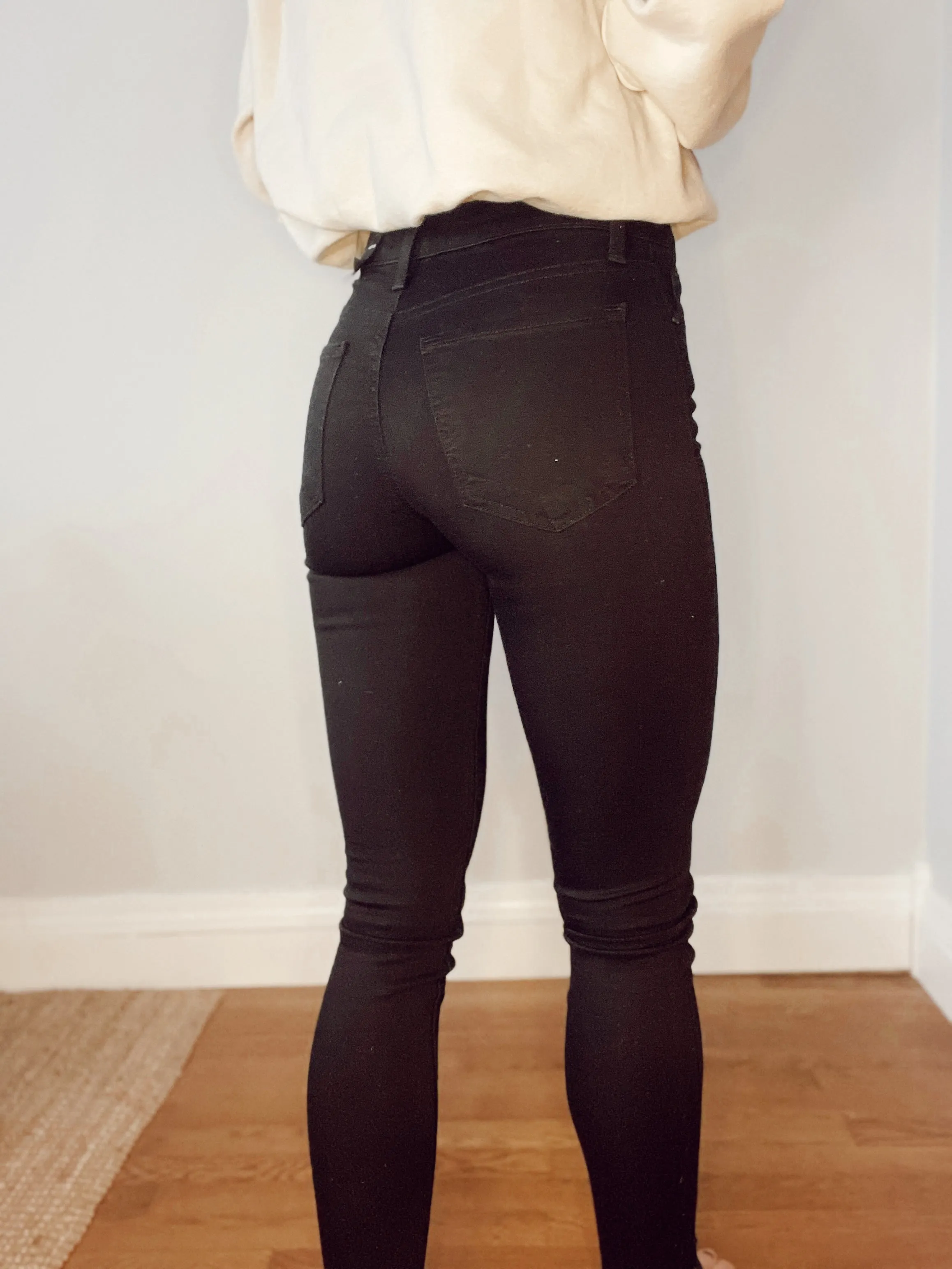 Just Black High Rise Skinny Jeans