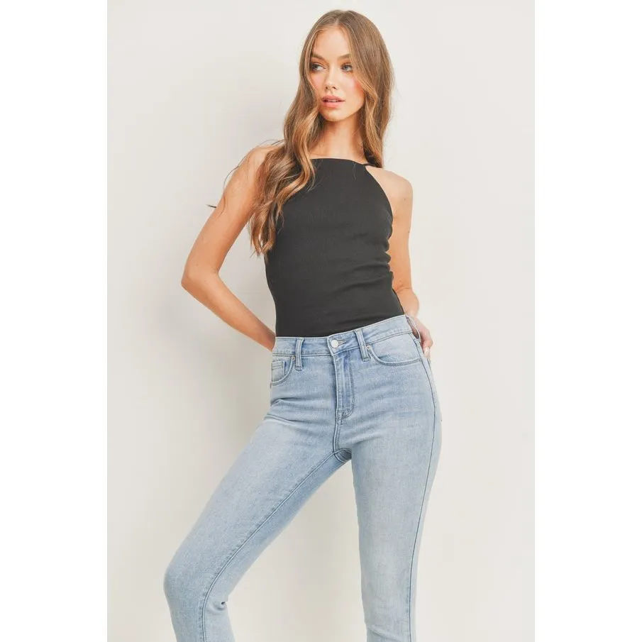 Just USA Mid Rise Scissor Cut Skinny Jean